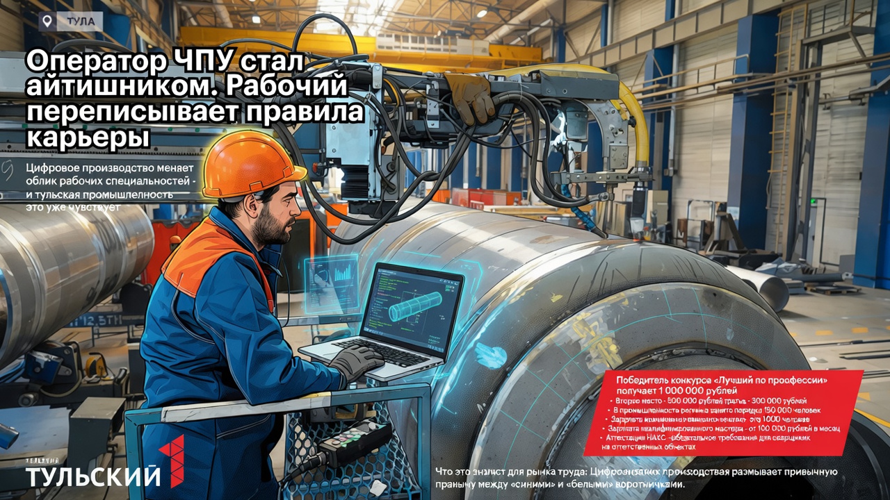 Оператор ЧПУ стал айтишником. Рабочий переписывает правила карьеры