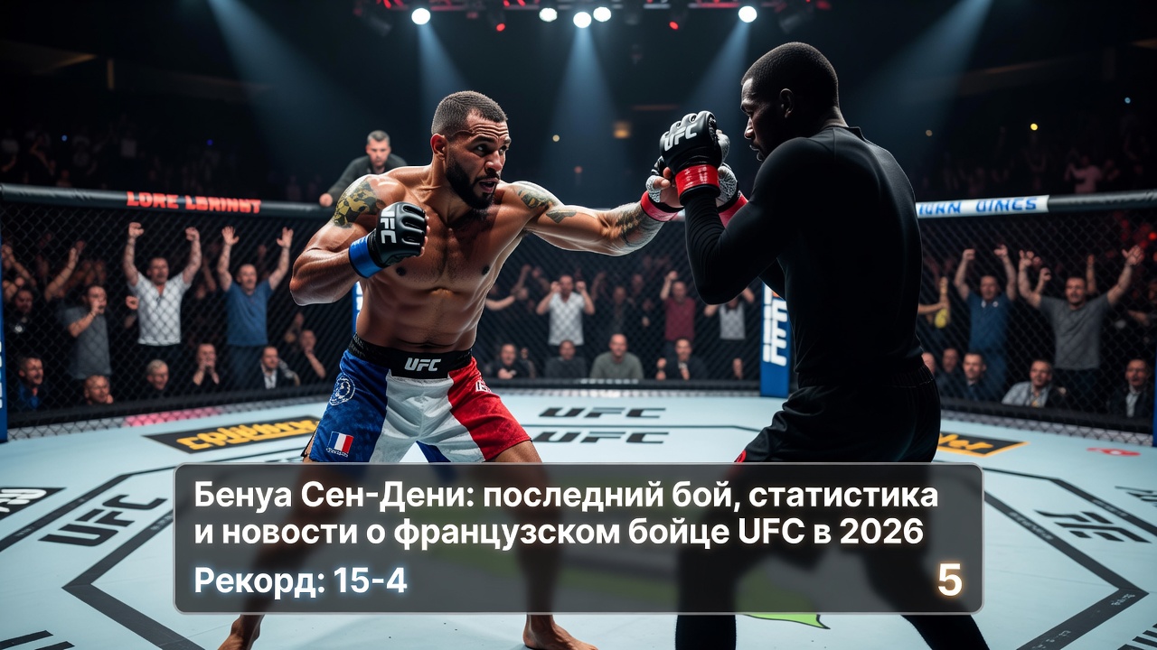 Бенуа Сен-Дени: последний бой, статистика и новости о французском бойце UFC в 2026