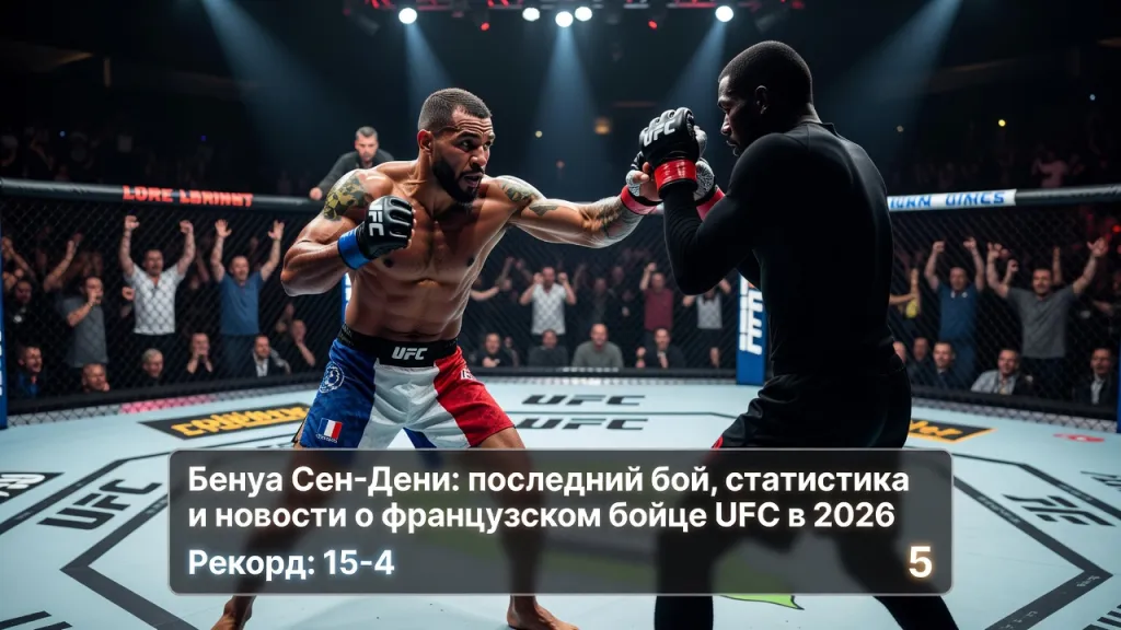 Бенуа Сен-Дени: последний бой, статистика и новости о французском бойце UFC в 2026