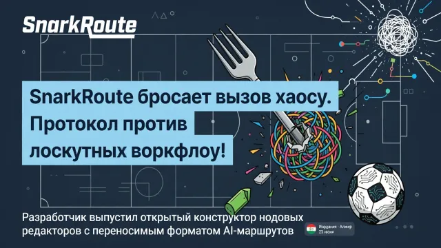 SnarkRoute бросает вызов хаосу. Протокол против лоскутных воркфлоу!